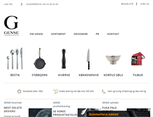 Tablet Screenshot of gense.dk